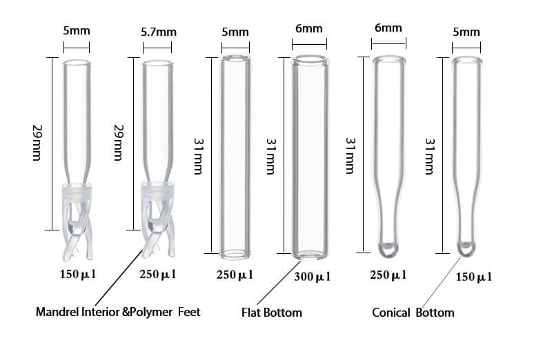 aijiren hplc insert for autosampler vials