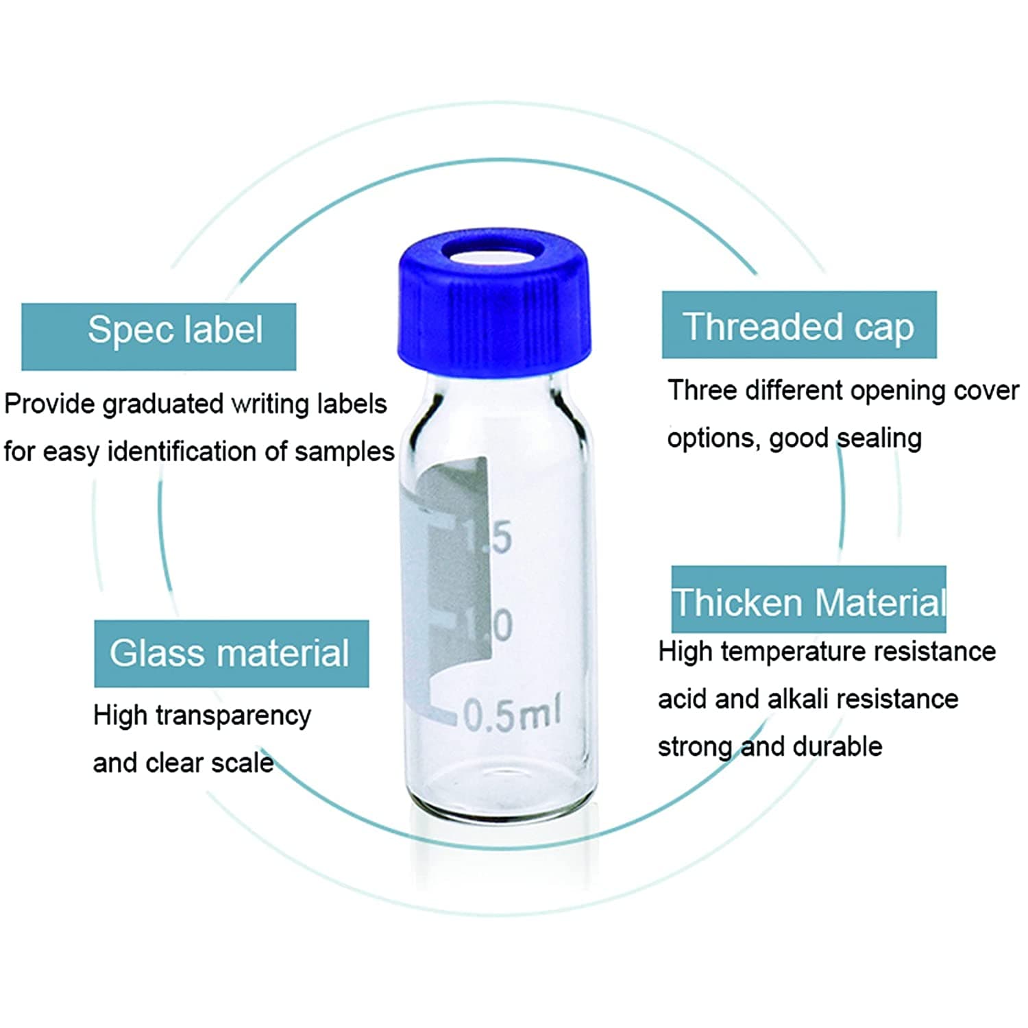 China 2ML 9mm autosampler vials supplier