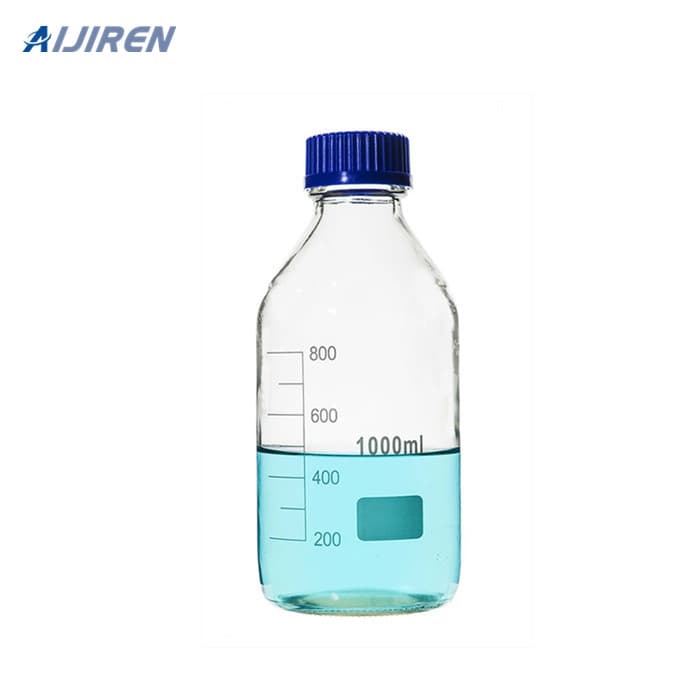 clear reagent bottle