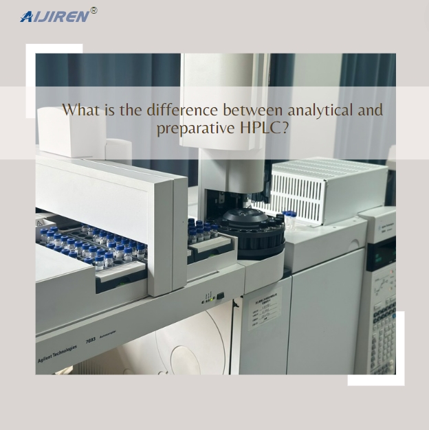  What is the difference between analytical and preparative HPLC?