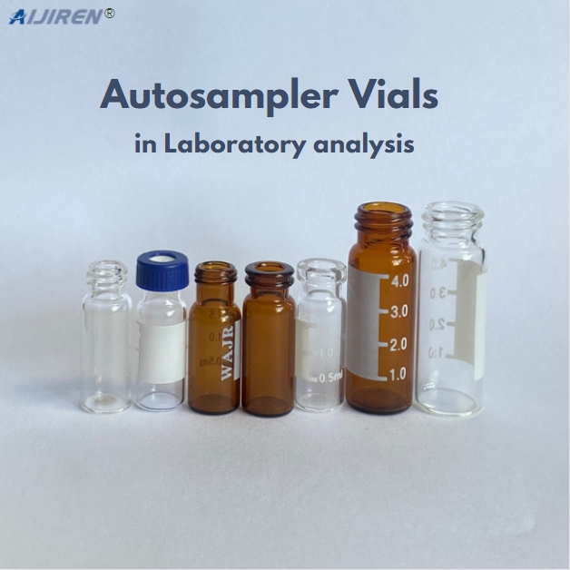 What is the role of autosampler vials in LC-MS analysis?